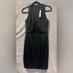 Tahari ASL Elegant Black Sleeveless Dress